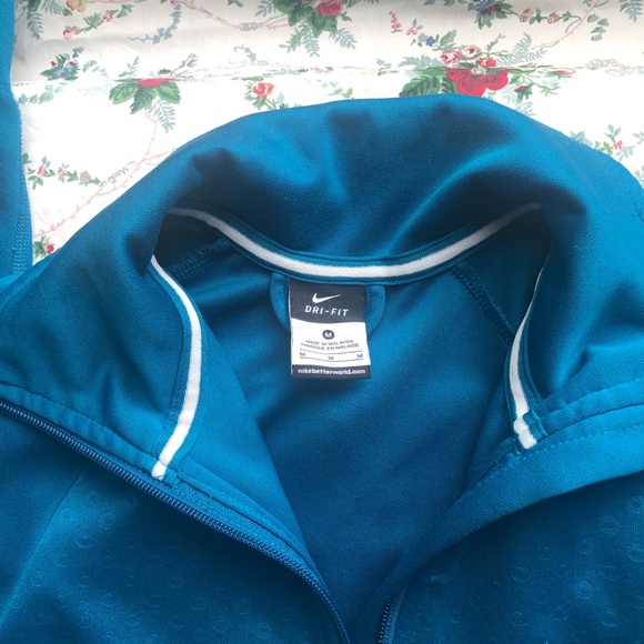 Nike Dri-fit Teal Track Jacket - Picture 2 of 4